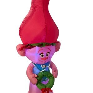 Trolls Pink and Red Holiday Inflatable Decor